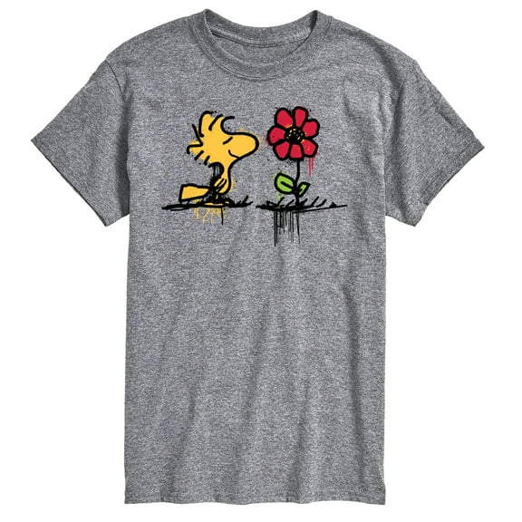 Peanuts - Woodstock Rose - Men's Short Sleeve Graphic T-Shirt