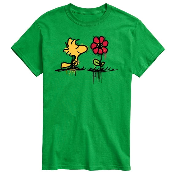 Peanuts - Woodstock Rose - Men's Short Sleeve Graphic T-Shirt