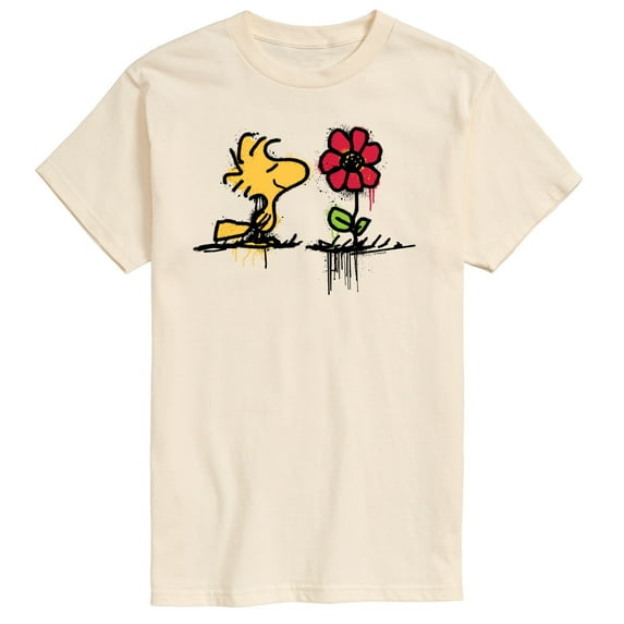 Peanuts - Woodstock Rose - Men's Short Sleeve Graphic T-Shirt