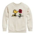 thumbnail image 1 of Peanuts - Woodstock Rose - Toddler And Youth Crewneck Fleece Sweatshirt, 1 of 6
