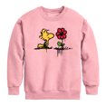 thumbnail image 1 of Peanuts - Woodstock Rose - Toddler And Youth Crewneck Fleece Sweatshirt, 1 of 5