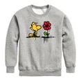 thumbnail image 1 of Peanuts - Woodstock Rose - Toddler And Youth Crewneck Fleece Sweatshirt, 1 of 6