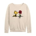 thumbnail image 1 of Peanuts - Woodstock Rose - Women's Lightweight French Terry Long Sleeve Shirt, 1 of 6