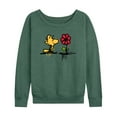 thumbnail image 1 of Peanuts - Woodstock Rose - Women's Lightweight French Terry Long Sleeve Shirt, 1 of 6
