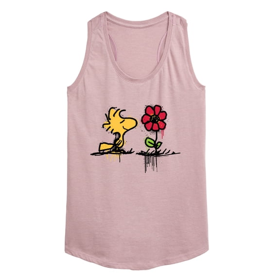 Peanuts - Woodstock Rose - Women's Racerback Tank Top
