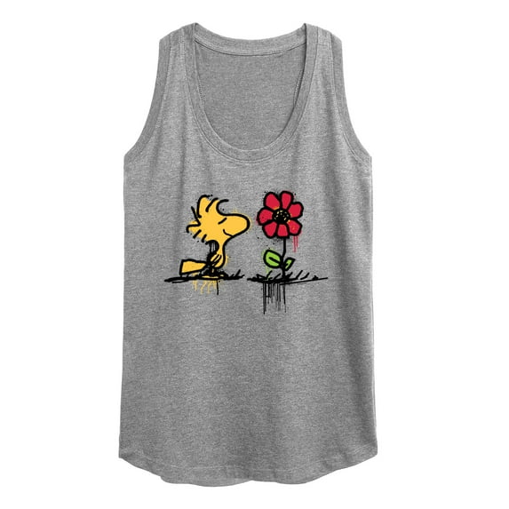 Peanuts - Woodstock Rose - Women's Racerback Tank Top