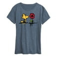 thumbnail image 1 of Peanuts - Woodstock Rose - Women's Short Sleeve Graphic T-Shirt, 1 of 6