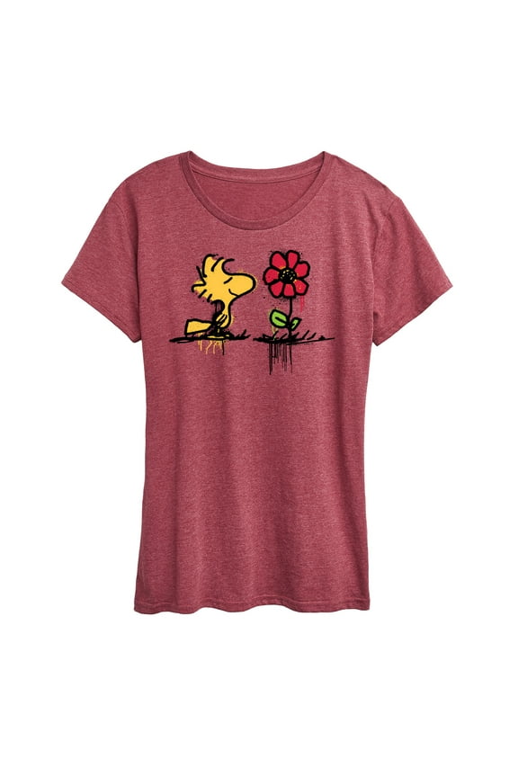 - Woodstock Rose - Women's Short Sleeve Graphic T-Shirt