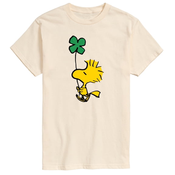 Peanuts - Woodstock Shamrock Green Glitter - Men's Short Sleeve Graphic T-Shirt
