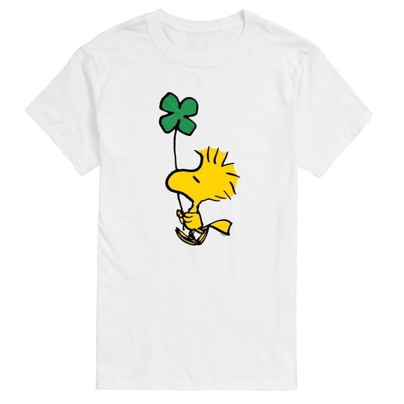 Peanuts - Woodstock Shamrock Green Glitter - Men's Short Sleeve Graphic T-Shirt