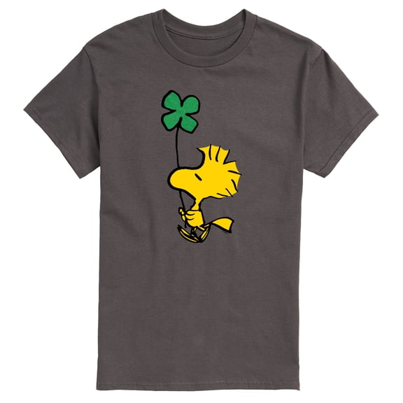 Peanuts - Woodstock Shamrock Green Glitter - Men's Short Sleeve Graphic T-Shirt