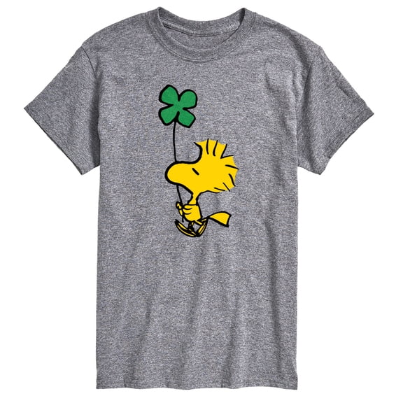 Peanuts - Woodstock Shamrock Green Glitter - Men's Short Sleeve Graphic T-Shirt