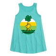 thumbnail image 1 of Peanuts - Woodstock Shamrock - Toddler and Youth Girls A-line Dress, 1 of 5