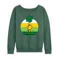 thumbnail image 1 of Peanuts - Woodstock Shamrock - Women's Lightweight French Terry Long Sleeve Shirt, 1 of 6