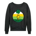 thumbnail image 1 of Peanuts - Woodstock Shamrock - Women's Lightweight French Terry Long Sleeve Shirt, 1 of 6