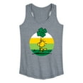 thumbnail image 1 of Peanuts - Woodstock Shamrock - Women's Racerback Tank Top, 1 of 6