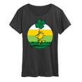 thumbnail image 1 of Peanuts - Woodstock Shamrock - Women's Short Sleeve Graphic T-Shirt, 1 of 6