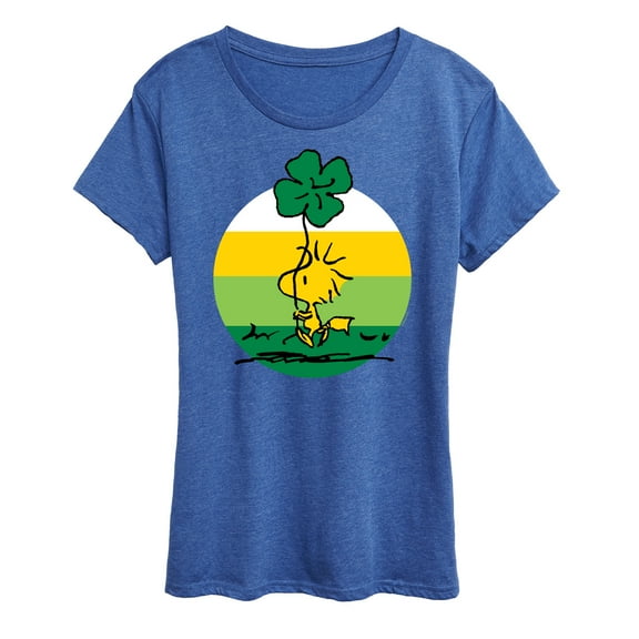 Peanuts - Woodstock Shamrock - Women's Short Sleeve Graphic T-Shirt