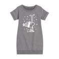 thumbnail image 1 of Peanuts - Woodstock Snowfall - Toddler And Youth Girls Fleece Dress, 1 of 1