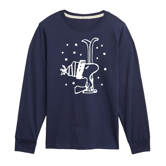 Peanuts - Woodstock Snowfall - Toddler & Youth Long Sleeve Graphic T-Shirt