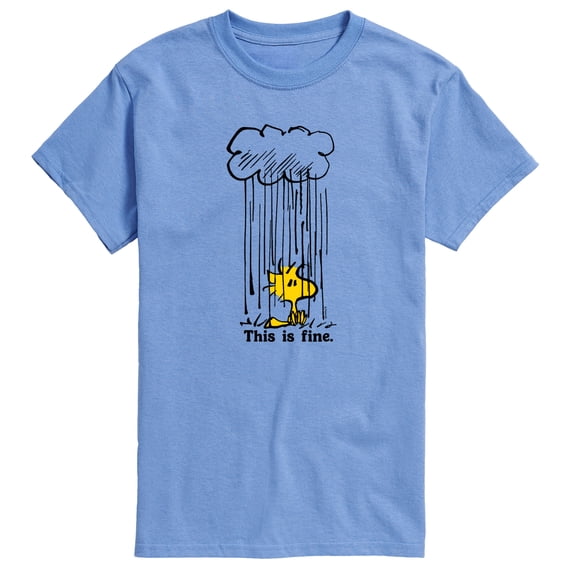 Peanuts - Woodstock This Is Fine - Men's Short Sleeve Graphic T-Shirt
