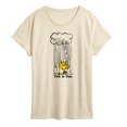 thumbnail image 1 of Peanuts - Woodstock This Is Fine - Women's Short Sleeve Graphic T-Shirt, 1 of 5