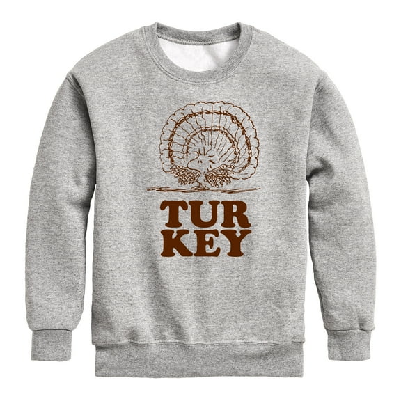 Peanuts - Woodstock Turkey - Toddler And Youth Crewneck Fleece Sweatshirt