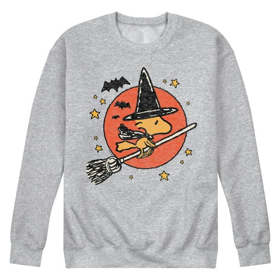 Peanuts - Woodstock Witch - Men's Crew Neck Fleece Pullover