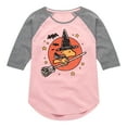 thumbnail image 1 of Peanuts - Woodstock Witch - Toddler & Youth Girls Raglan Graphic T-Shirt, 1 of 5