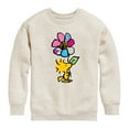 thumbnail image 1 of Peanuts - Woodstock With Flower And Pattern - Toddler And Youth Crewneck Fleece Sweatshirt, 1 of 6