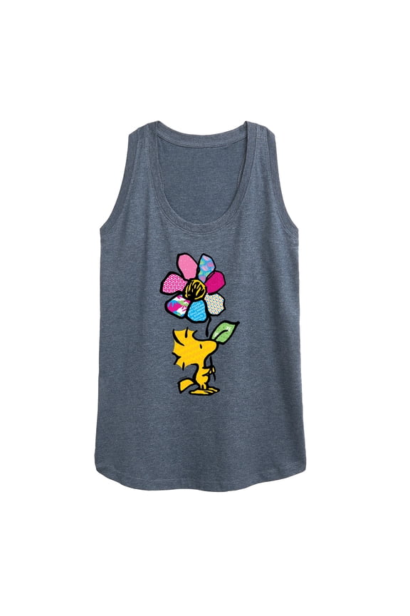 - Woodstock With Flower And Pattern - Women's Racerback Tank Top