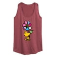 thumbnail image 1 of Peanuts - Woodstock With Flower And Pattern - Women's Racerback Tank Top, 1 of 5