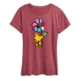 thumbnail image 1 of Peanuts - Woodstock With Flower And Pattern - Women's Short Sleeve Graphic T-Shirt, 1 of 5