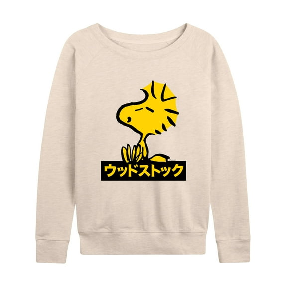 Peanuts - Woodstock - Women's Lightweight French Terry Long Sleeve Shirt