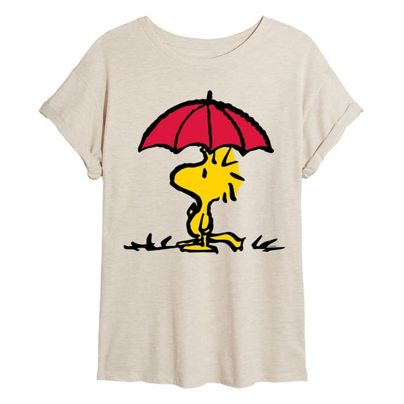 Peanuts - Woodstock - Women's Oversized Graphic T-Shirt