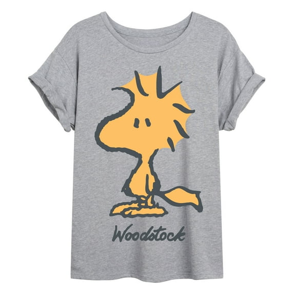 Peanuts - Woodstock - Women's Oversized Graphic T-Shirt