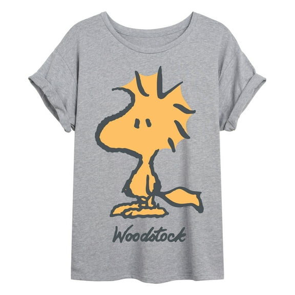 Peanuts - Woodstock - Women's Oversized Graphic T-Shirt
