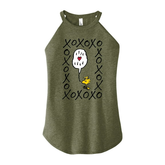 Peanuts - Woodstock Xoxo - Juniors High Neck Tank Top