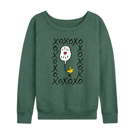 Peanuts - Woodstock Xoxo - Women's Lightweight French Terry Long Sleeve Shirt