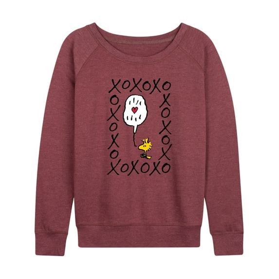Peanuts - Woodstock Xoxo - Women's Lightweight French Terry Long Sleeve Shirt