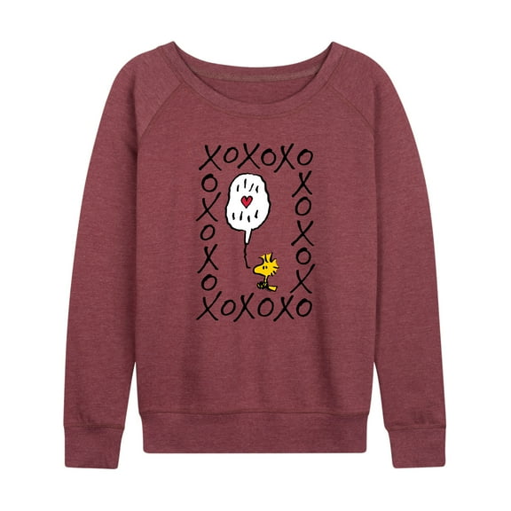 Peanuts - Woodstock Xoxo - Women's Lightweight French Terry Long Sleeve Shirt