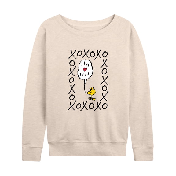 Peanuts - Woodstock Xoxo - Women's Lightweight French Terry Long Sleeve Shirt