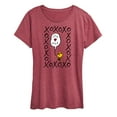 thumbnail image 1 of Peanuts - Woodstock Xoxo - Women's Short Sleeve Graphic T-Shirt, 1 of 6