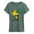 thumbnail image 1 of Peanuts - Woodstock and Clover - Women's Short Sleeve Graphic T-Shirt, 1 of 5