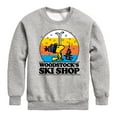 thumbnail image 1 of Peanuts - Woodstocks Ski Shop - Toddler & Youth Crewneck Fleece Sweatshirt, 1 of 5