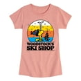 thumbnail image 1 of Peanuts - Woodstocks Ski Shop - Toddler & Youth Girls Short Sleeve Graphic T-Shirt, 1 of 1