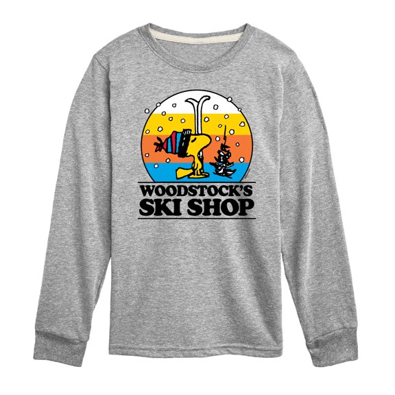 Peanuts - Woodstocks Ski Shop - Toddler & Youth Long Sleeve Graphic T-Shirt