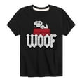 thumbnail image 1 of Peanuts - Woof Snoopy - Toddler And Youth Short Sleeve Graphic T-Shirt, 1 of 5