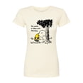 thumbnail image 1 of Peanuts - World Filled With Mondays - Juniors Fitted Graphic T-Shirt, 1 of 6