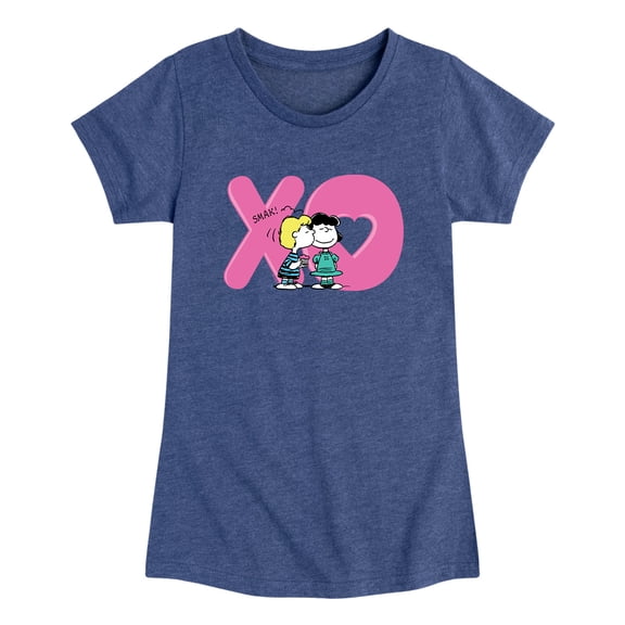 Peanuts - Xo Schroeder Lucy - Toddler And Youth Girls Short Sleeve Graphic T-Shirt